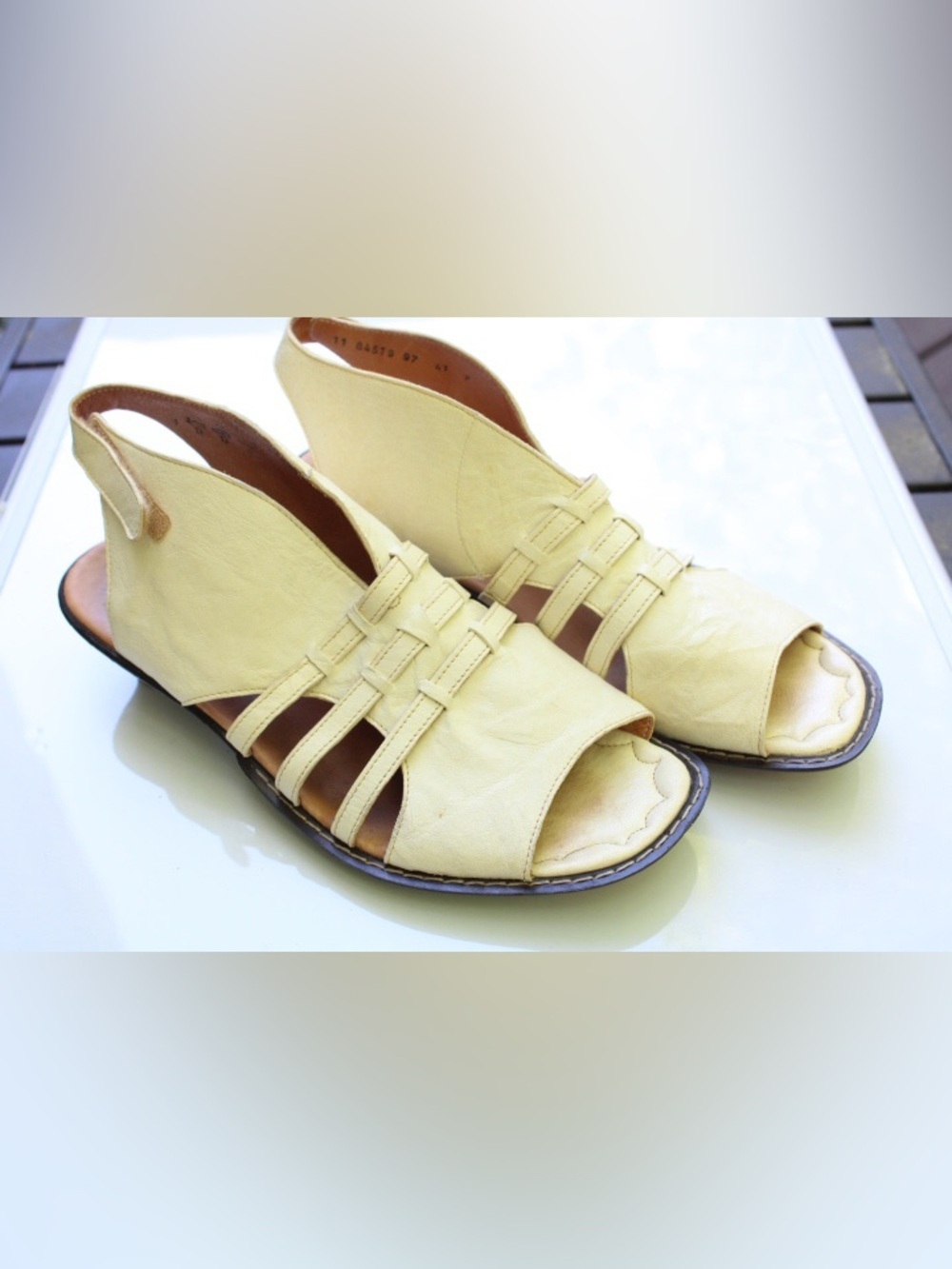Think! Sling back sandals